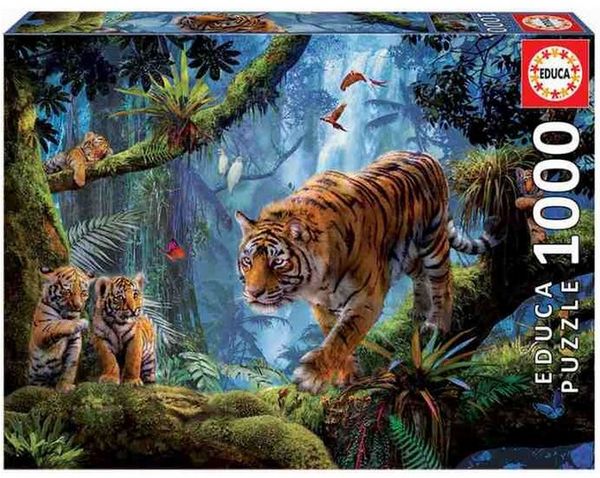 Puzzle Educa Tiger in den Bäumen 1000 Teile