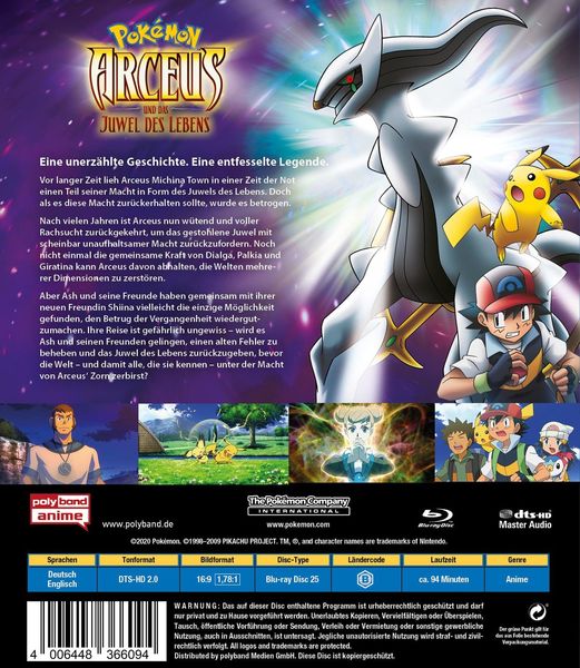 Produktbild: Pok&eacute;mon - Arceus und das Juwel des Lebens