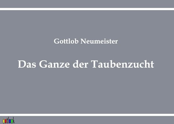 Produktbild: Das Ganze der Taubenzucht