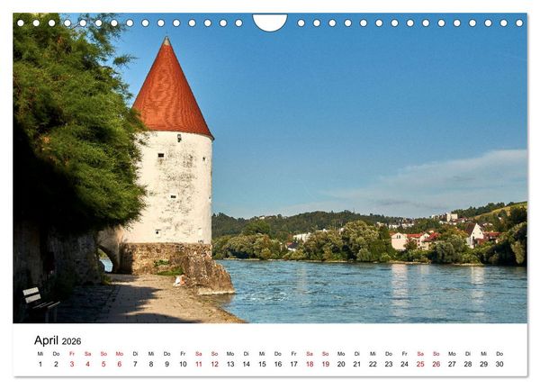 Produktbild: Impressionen aus Passau (Wandkalender 2026 DIN A4 quer), CALVENDO Monatskalender