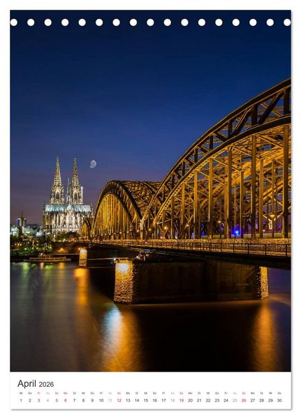 Produktbild: K&ouml;lner Dom - Blickwinkel auf ein Wahrzeichen (Tischkalender 2026 DIN A5 hoch), CALVENDO Monatskalender