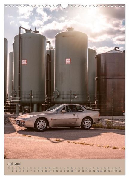 Produktbild: Porsche 944 - Fine Art (Wandkalender 2026 DIN A3 hoch), CALVENDO Monatskalender