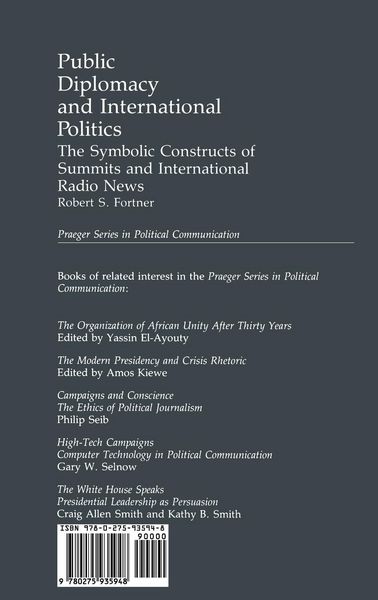 Produktbild: Public Diplomacy and International Politics