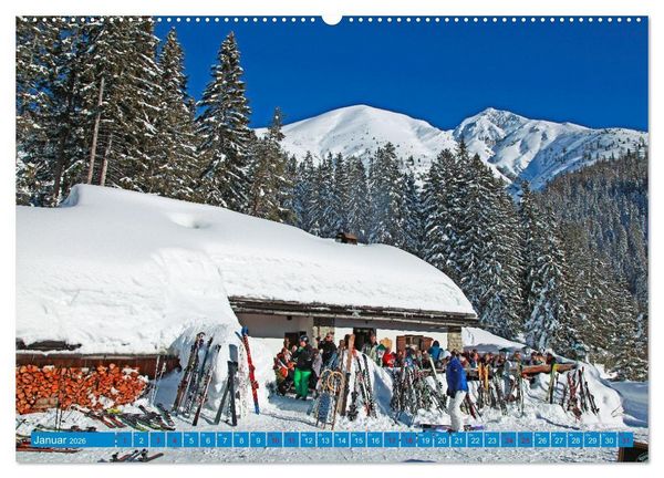Produktbild: Almen im Westlichen Karwendelgebirge (hochwertiger Premium Wandkalender 2026 DIN A2 quer), Kunstdruck in Hochglanz