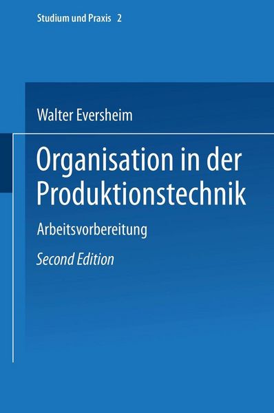 Produktbild: Organisation in der Produktionstechnik