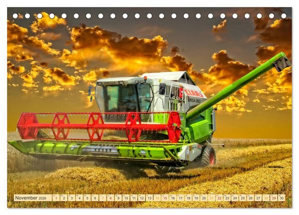 Produktbild: Landwirtschaft - Hightech und Handarbeit (Tischkalender 2026 DIN A5 quer), CALVENDO Monatskalender