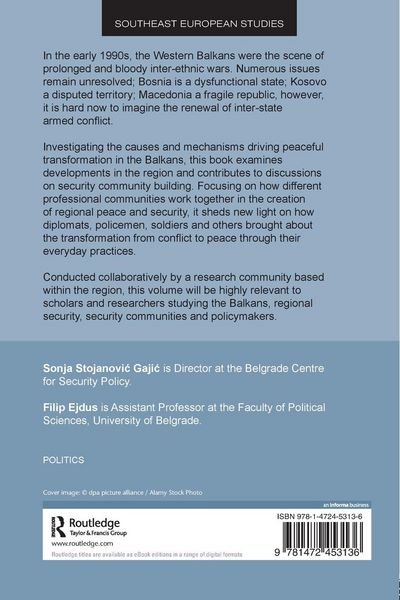 Produktbild: Security Community Practices in the Western Balkans