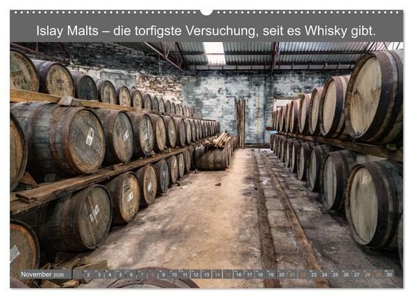 Produktbild: Witzige Whisky-Werbeslogans (hochwertiger Premium Wandkalender 2026 DIN A2 quer), Kunstdruck in Hochglanz