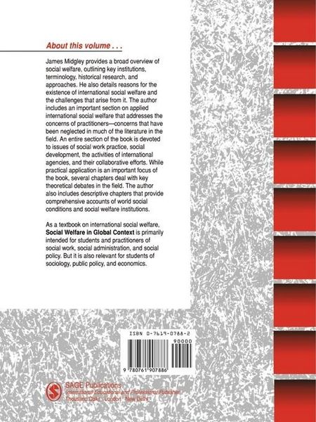 Produktbild: Social Welfare in Global Context
