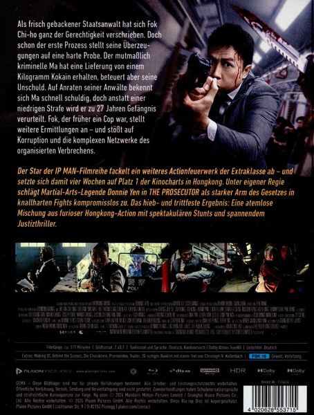 Produktbild: The Prosecutor - Mediabook (4K Ultra HD) (+ Blu-ray)