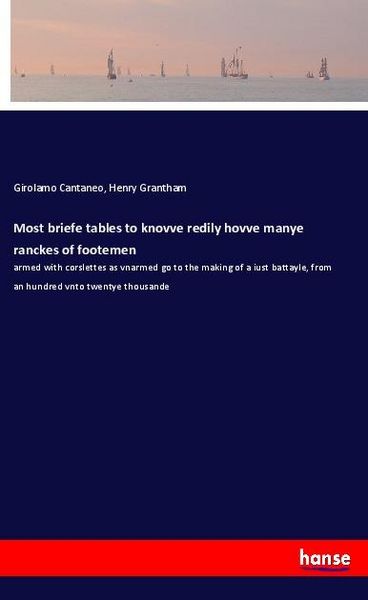 Produktbild: Most briefe tables to knovve redily hovve manye ranckes of footemen