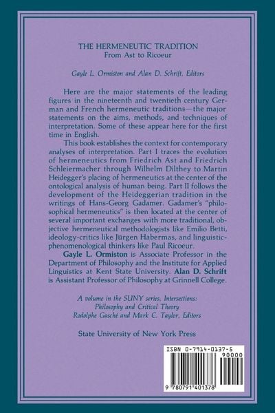 Produktbild: The Hermeneutic Tradition