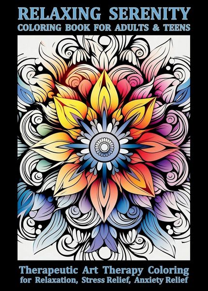 Produktbild: Relaxing Serenity Coloring Book For Adults & Teens