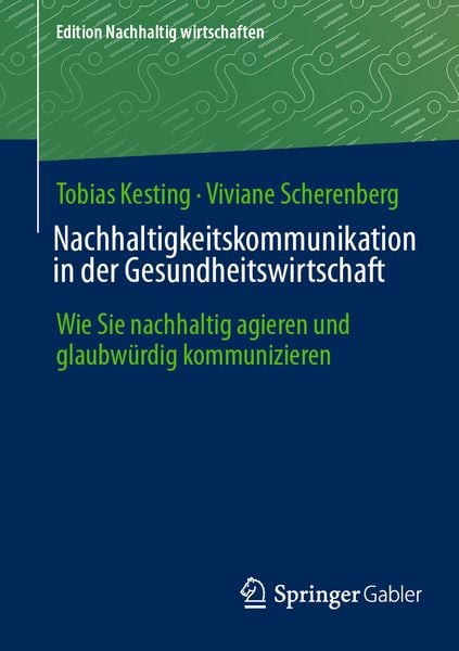 Produktbild: Nachhaltigkeitskommunikation in der Gesundheitswirtschaft