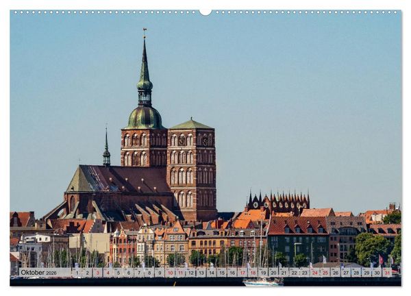 Produktbild: Stralsunder Impressionen (Wandkalender 2026 DIN A2 quer), CALVENDO Monatskalender