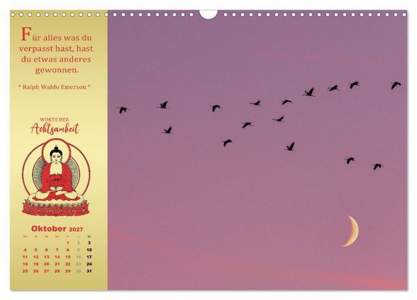 Produktbild: Wege der Achtsamkeit - In der Ruhe liegt die Kraft (Wandkalender 2027 DIN A3 quer), CALVENDO Monatskalender