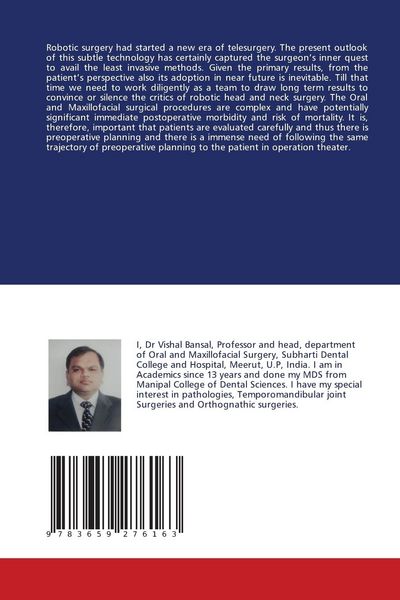 Produktbild: Role of robotic surgery in oral and maxillofacial surgery