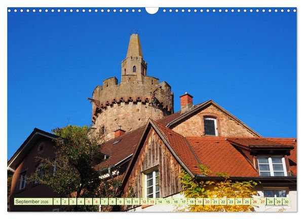 Produktbild: Weinheim erleben Schlosspark, Burgen und einladender Marktplatz (Wandkalender 2026 DIN A3 quer), CALVENDO Monatskalender