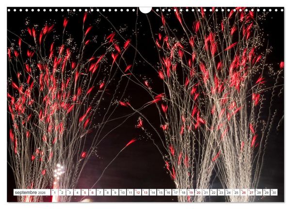 Produktbild: Feux d'Artifice - Miracles dans le ciel (Calendrier mural 2026 DIN A3 vertical), CALVENDO calendrier mensuel
