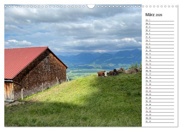 Produktbild: Alpenauszeit - Bergmomente f&uuml;rs Herz (Wandkalender 2026 DIN A3 quer), CALVENDO Monatskalender