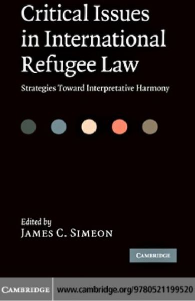 Produktbild: Critical Issues in International Refugee Law
