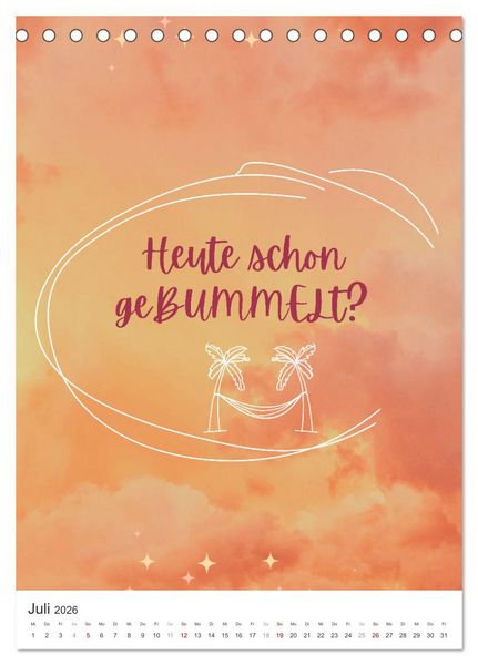 Produktbild: Freudvoll durchs Jahr! (Tischkalender 2026 DIN A5 hoch), CALVENDO Monatskalender