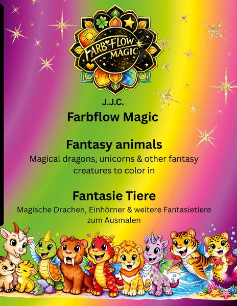 Produktbild: Farbflow Magic- Fantasy animals - Fantasie Tiere