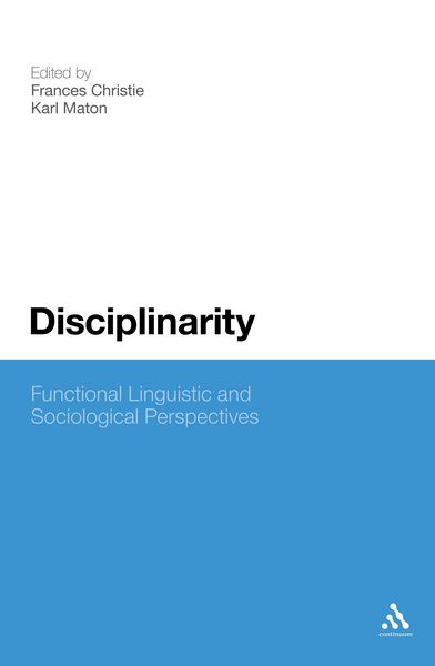 Produktbild: Disciplinarity: Functional Linguistic and Sociological Perspectives