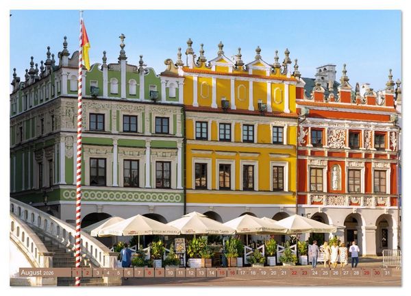 Produktbild: Polen. Von Krakau bis Danzig: Bilder voller Atmosph&auml;re (Wandkalender 2026 DIN A4 quer), CALVENDO Monatskalender