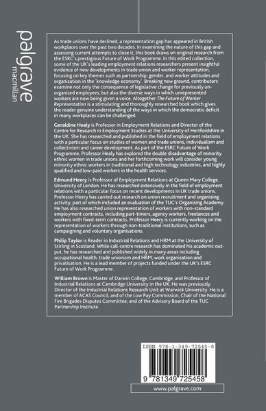 Produktbild: Future of Worker Representation