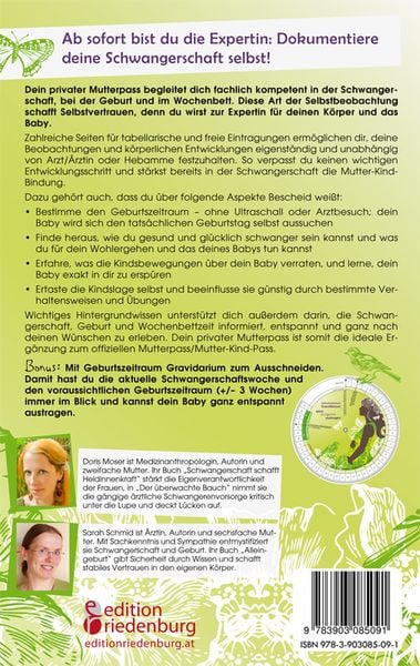 Produktbild: Mein privater Mutterpass - Meine Schwangerschaft selbst dokumentiert