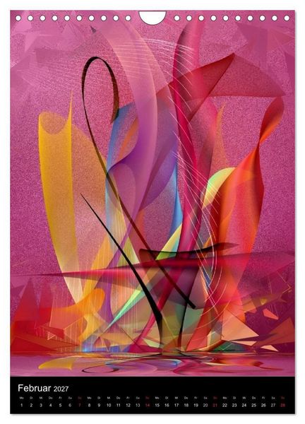 Produktbild: Mehrfarben von Nico Bielow (Wandkalender 2027 DIN A4 hoch), CALVENDO Monatskalender