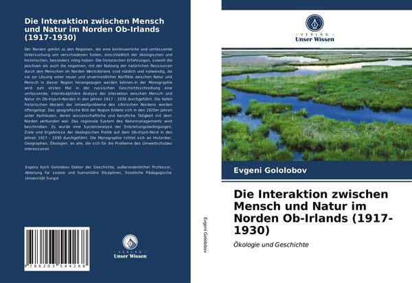 Produktbild: Die Interaktion zwischen Mensch und Natur im Norden Ob-Irlands (1917-1930)