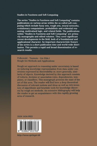 Produktbild: Rough Set Methods and Applications