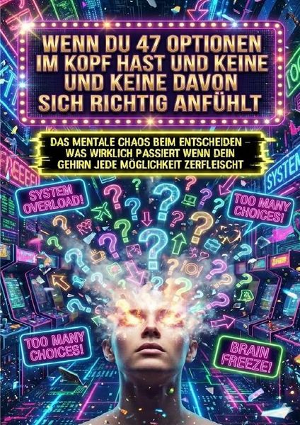 Produktbild: Wenn Du 47 Optionen Im Kopf Hast Und Keine Davon Sich Richtig Anf&uuml;hlt