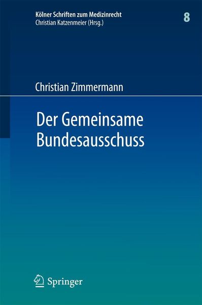 Produktbild: Der Gemeinsame Bundesausschuss