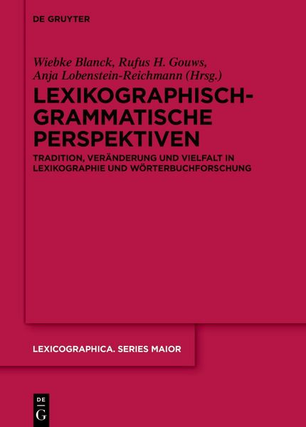 Produktbild: Lexikographisch-grammatische Perspektiven