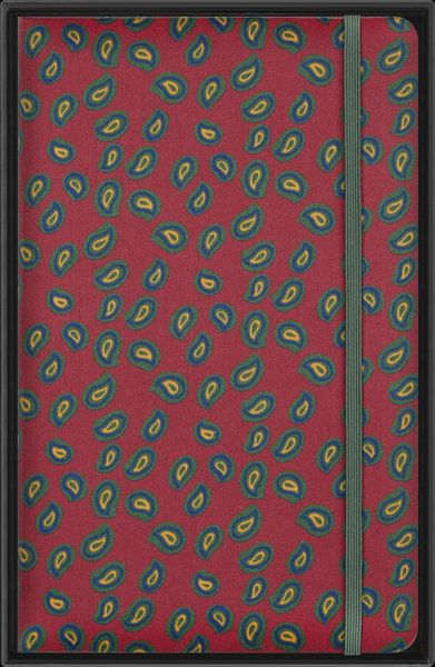 Produktbild: Moleskine Silk Notizbuch large/A5, liniert, fester Einband, Bordeaux