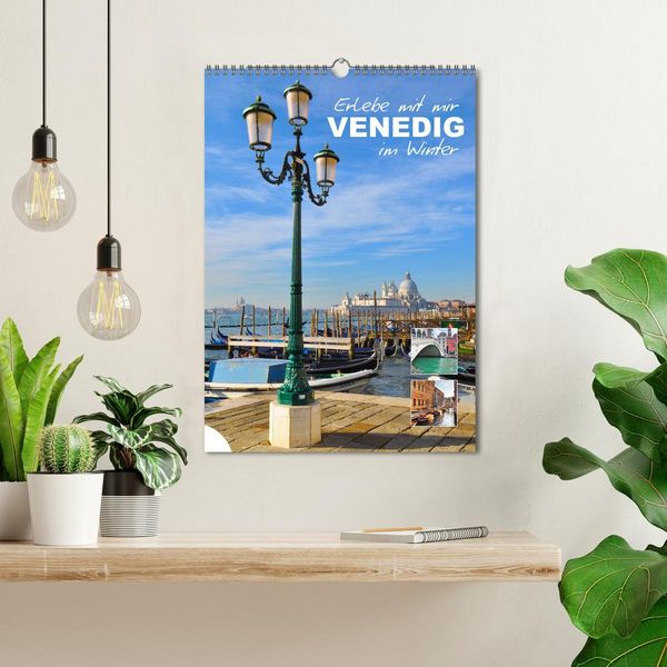 Produktbild: Erlebe mit mir Venedig im Winter (Wandkalender 2026 DIN A3 hoch), CALVENDO Monatskalender