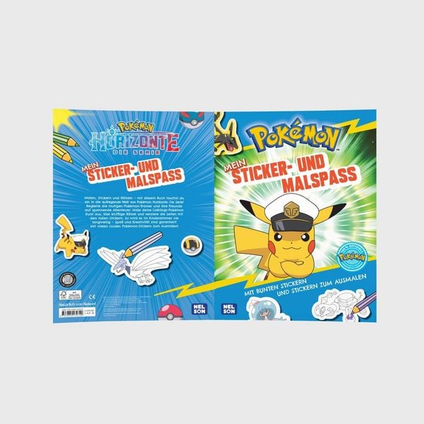 Produktbild: Pok&eacute;mon Activity-Buch: Pok&eacute;mon Mein Sticker- und Malspa&szlig;