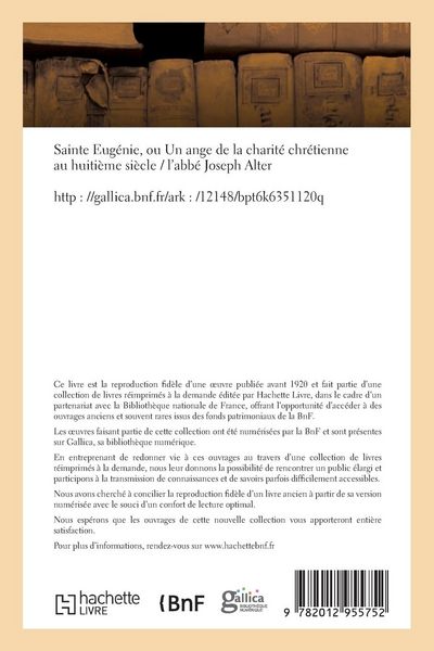Produktbild: Sainte Eug&eacute;nie, Ou Un Ange de la Charit&eacute; Chr&eacute;tienne Au Huiti&egrave;me Si&egrave;cle