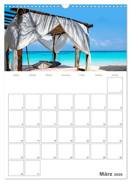 Produktbild: Sansibar - Traumreiseziel (Wandkalender 2026 DIN A3 hoch), CALVENDO Monatskalender