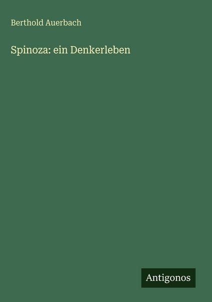 Produktbild: Spinoza: ein Denkerleben