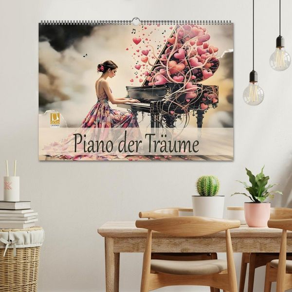 Produktbild: Piano der Tr&auml;ume (Wandkalender 2027 DIN A2 quer), CALVENDO Monatskalender