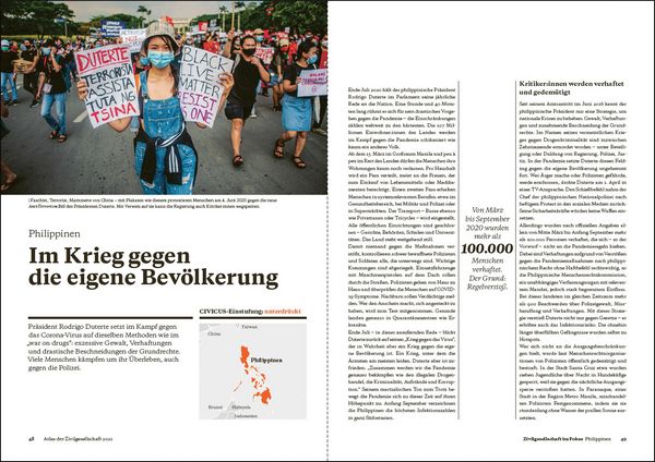Produktbild: Atlas der Zivilgesellschaft: Freiheitsrechte unter Druck
