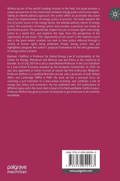 Produktbild: The Challenge for Energy Justice
