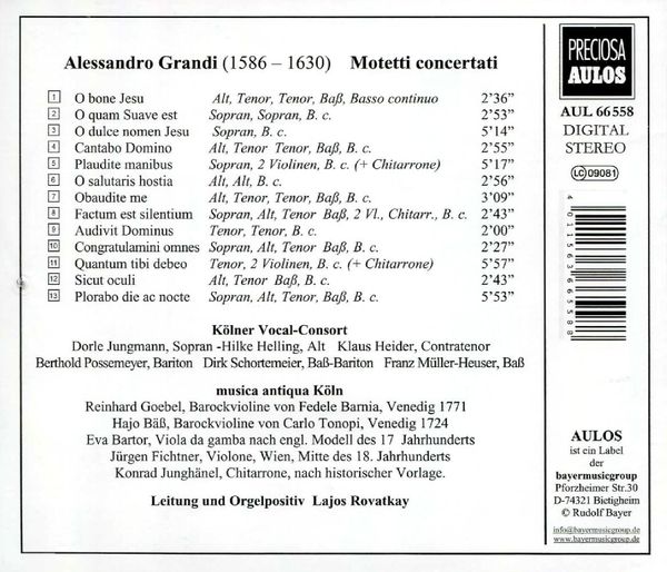 Produktbild: Motetti concertati