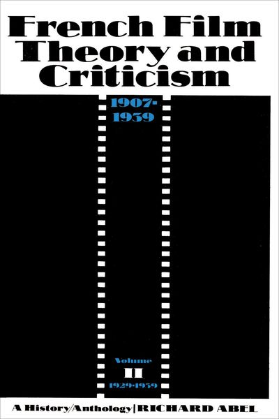 Produktbild: French Film Theory and Criticism, Volume 2