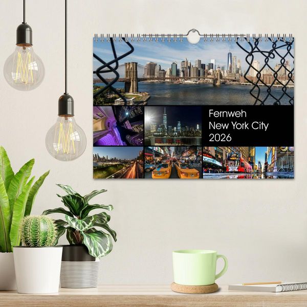 Produktbild: Fernweh New York City (Wandkalender 2026 DIN A4 quer), CALVENDO Monatskalender