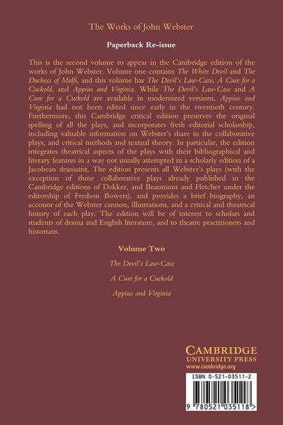 Produktbild: The Works of John Webster